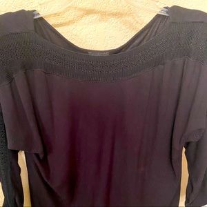 Ann Taylor, black blouse
